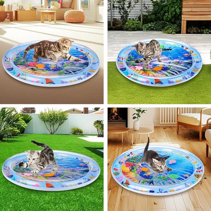 Kattenspeelmat – Duurzaam Waterwereld Design met Interactief Speelplezier