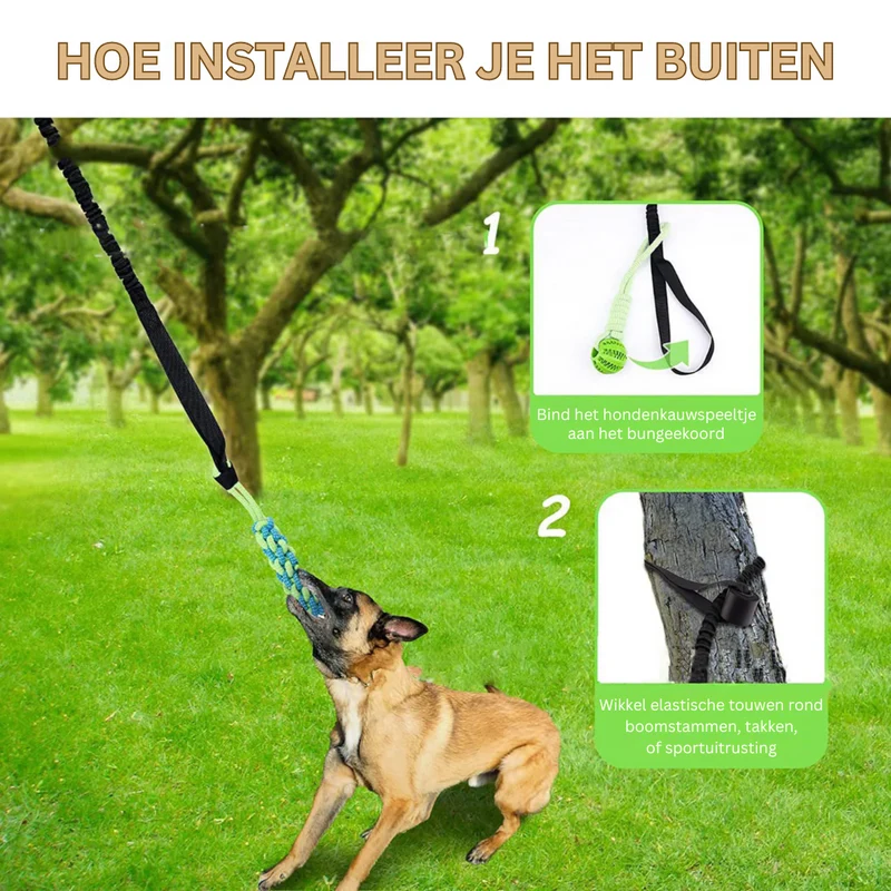 Trek Speelgoed voor Honden – Verstelbaar Nylon Ontwerp voor Actief Spelen