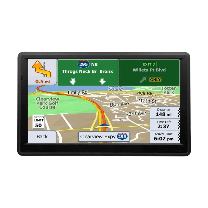 GPS Navigatiesysteem – 7 Inch Display, Europa Kaarten & Spraakbegeleiding