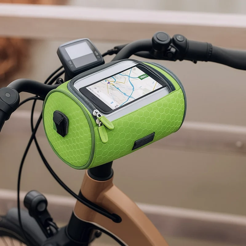 Fietstas voor Stuur – Waterafstotend Design met Touchscreen Vak
