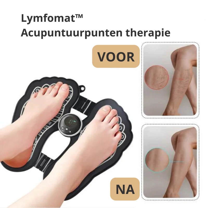 Voetmassage mat – opvouwbaar ontwerp met EMS-functie & afstandsbediening