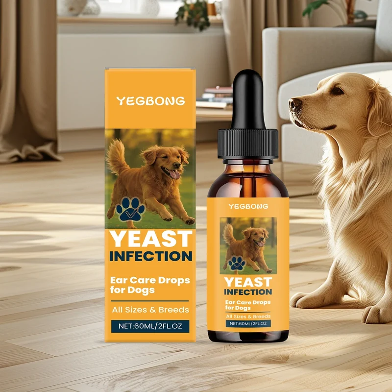 Honden oordruppels – 60 ml verzorgingsvloeistof met handige doseerpipet