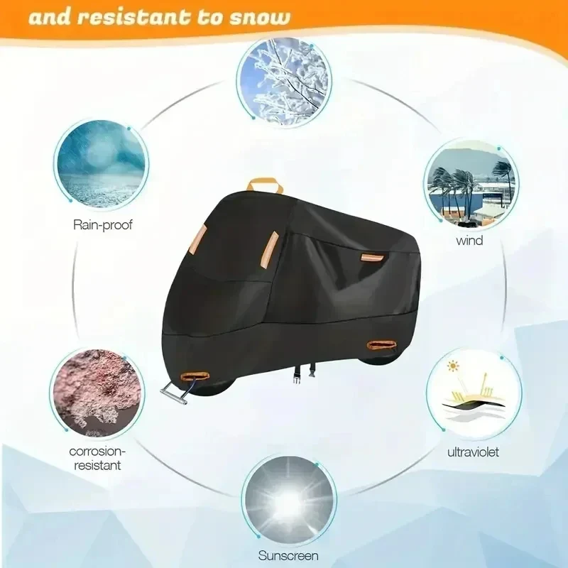 Motorhoes – Waterafstotende buitenhoes met UV-bescherming en opbergtas