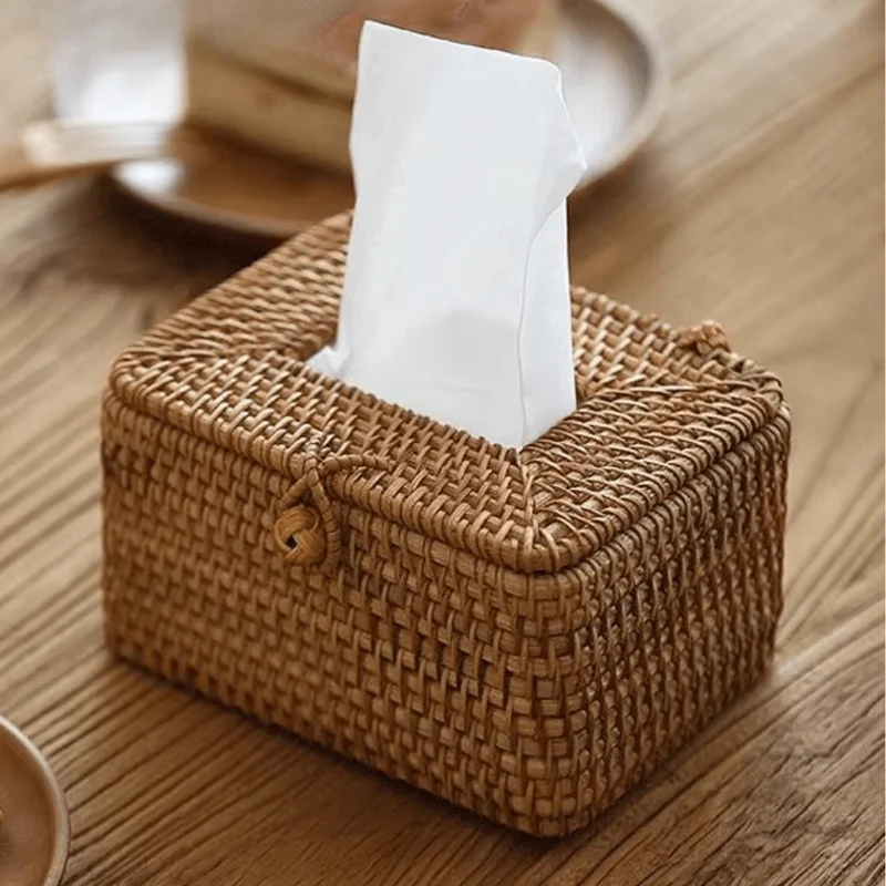Tissuehouder van Rotan – Gevlochten Design & Stijlvolle Opberging