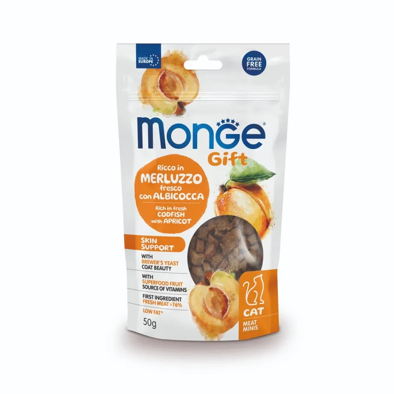 Monge Gift Skin Support con Merluzzo Fresco e Albicocca