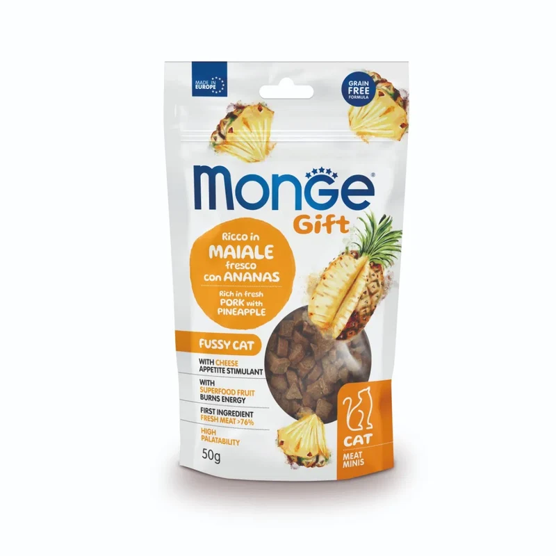 Monge Gift Appetito Difficile Ricco in Maiale con Ananas e Formaggio