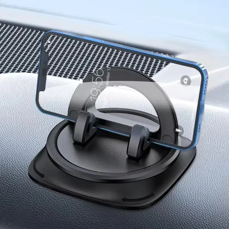 Telefoonhouder Auto – 360° Draaibaar met Sterke Grip en Dashboardbevestiging
