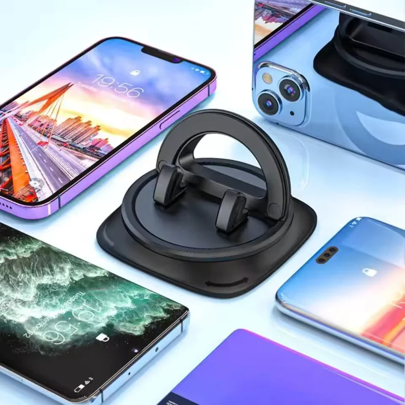Telefoonhouder Auto – 360° Draaibaar met Sterke Grip en Dashboardbevestiging
