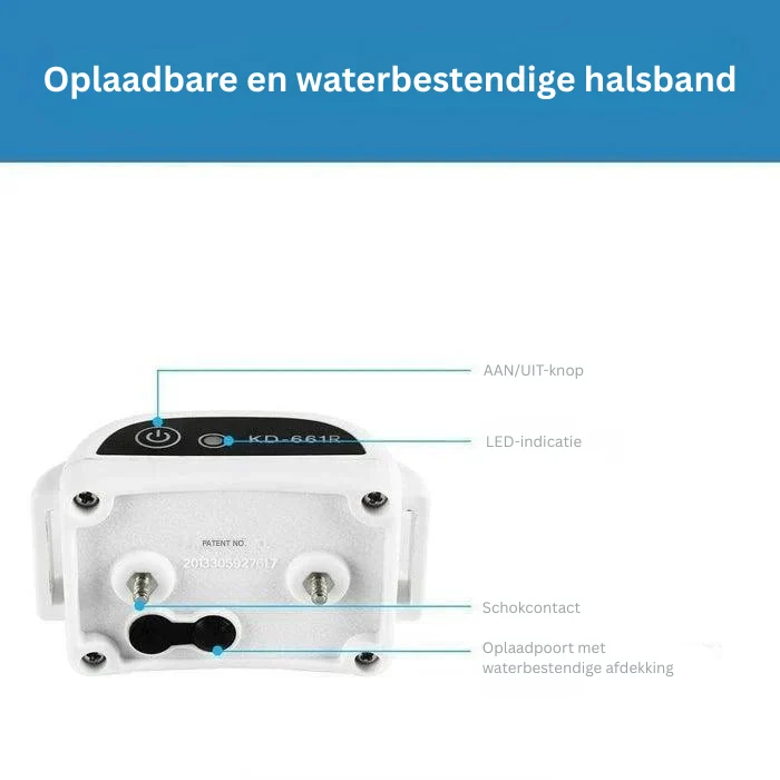 Draadloos Hondenomheiningssysteem – Instelbare Trainingshalsband met Oplaadbaar Ontwerp