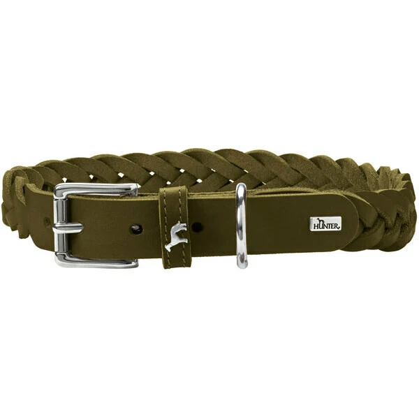 Collare Hunter Solid Education Olive/Green