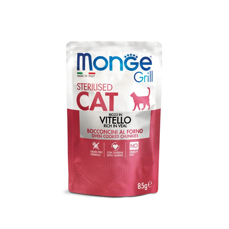 Monge Grill buste gatto sterilized 85gr
