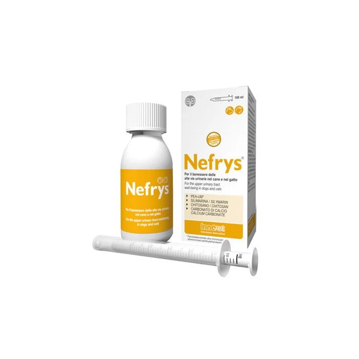 Innovet Nefrys Veg Alimento Complementare per Cani e Gatti Supporto Urinario 100ml
