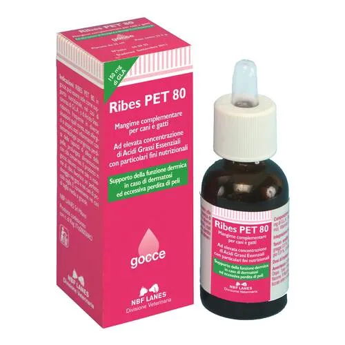 Ribes Pet 80 Gocce per pelle e pelo