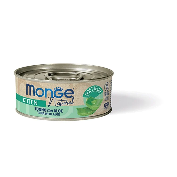 Monge NATURAL KITTEN - tonno con aloe,