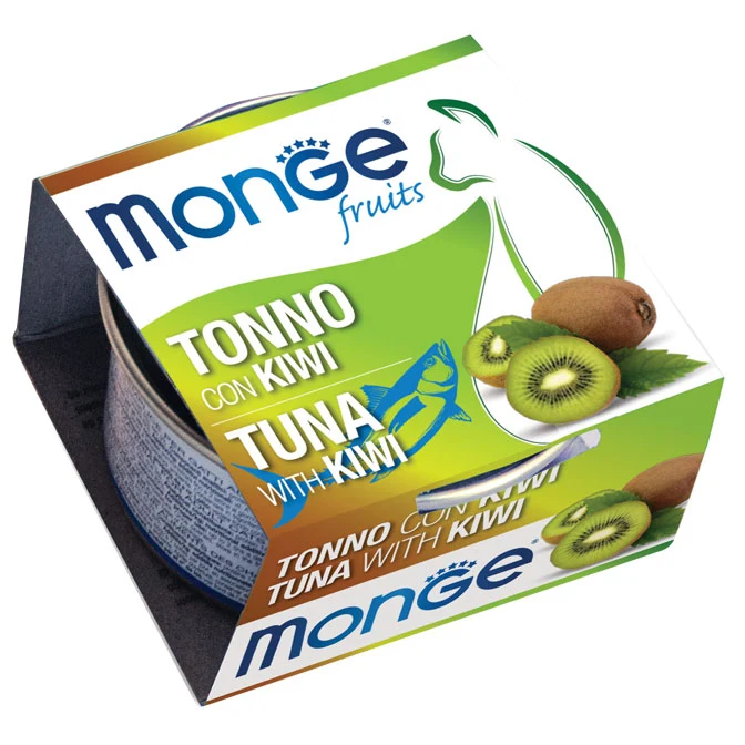 Monge Fruits gatto Pezzetti di Tonno con Kiwi
