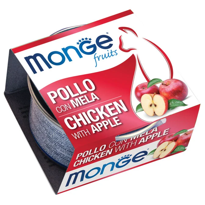 Monge Fruits gatto Pezzetti di pollo con Mela