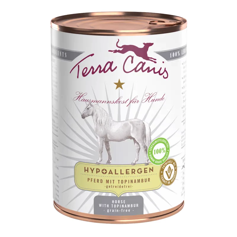 Terra Canis Hypoallergenic Cavallo con Topinambur