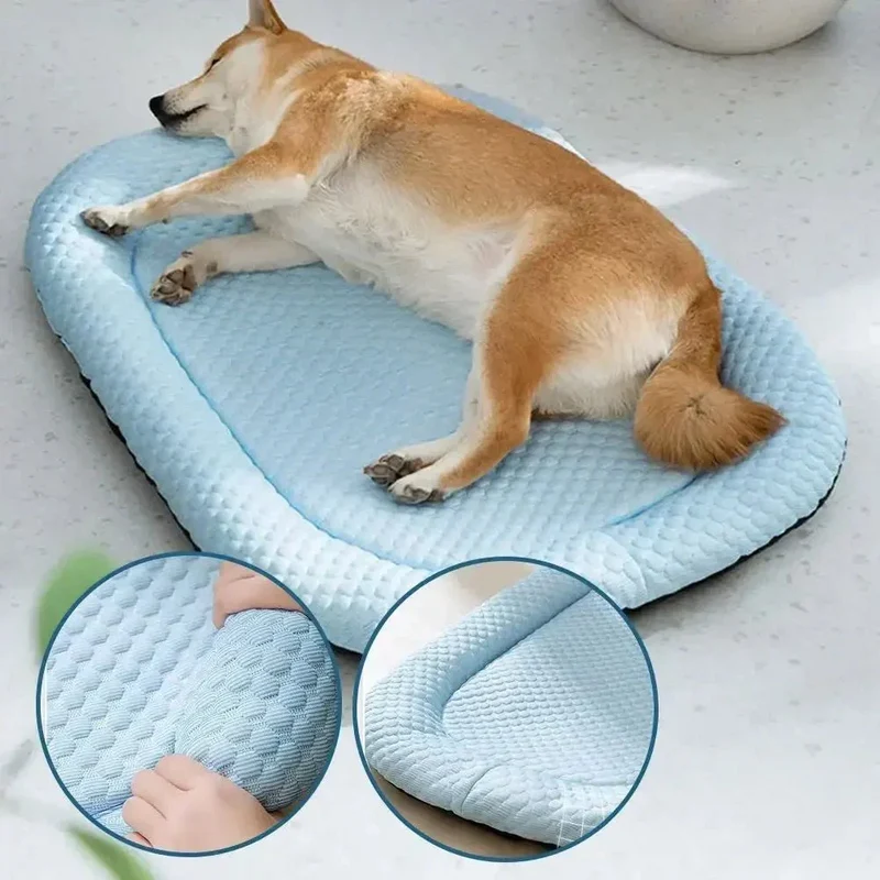 Hondenbed – Ovale Ligmat met Zachte Rand en Ademend Oppervlak