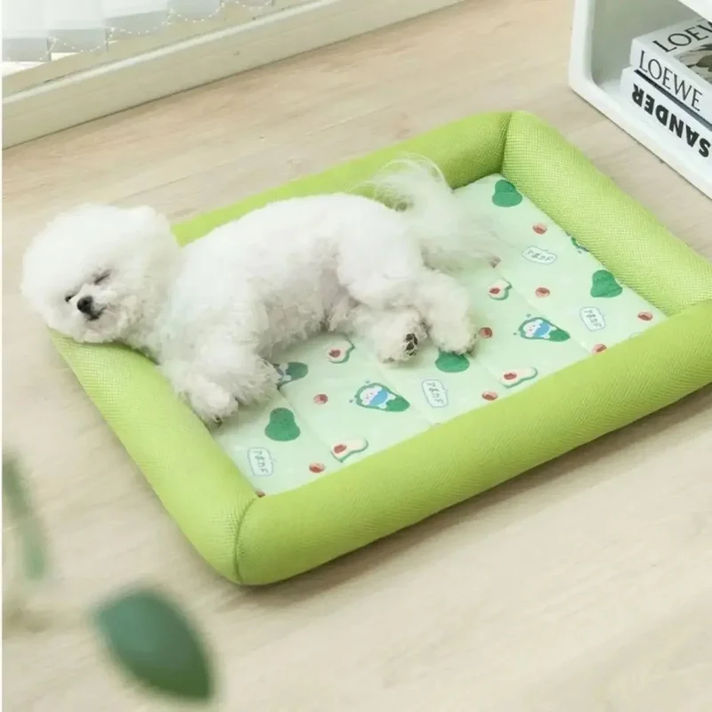 Hondenbed voor Honden en Katten – Zachte Ligplek met Verkoelend Oppervlak en Antislip Basis