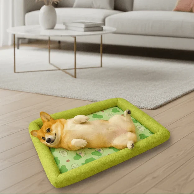 Hondenbed voor Honden en Katten – Zachte Ligplek met Verkoelend Oppervlak en Antislip Basis