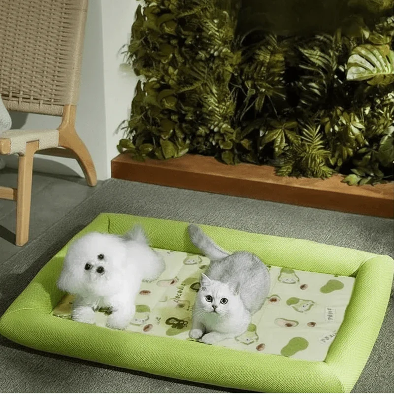 Hondenbed voor Honden en Katten – Zachte Ligplek met Verkoelend Oppervlak en Antislip Basis