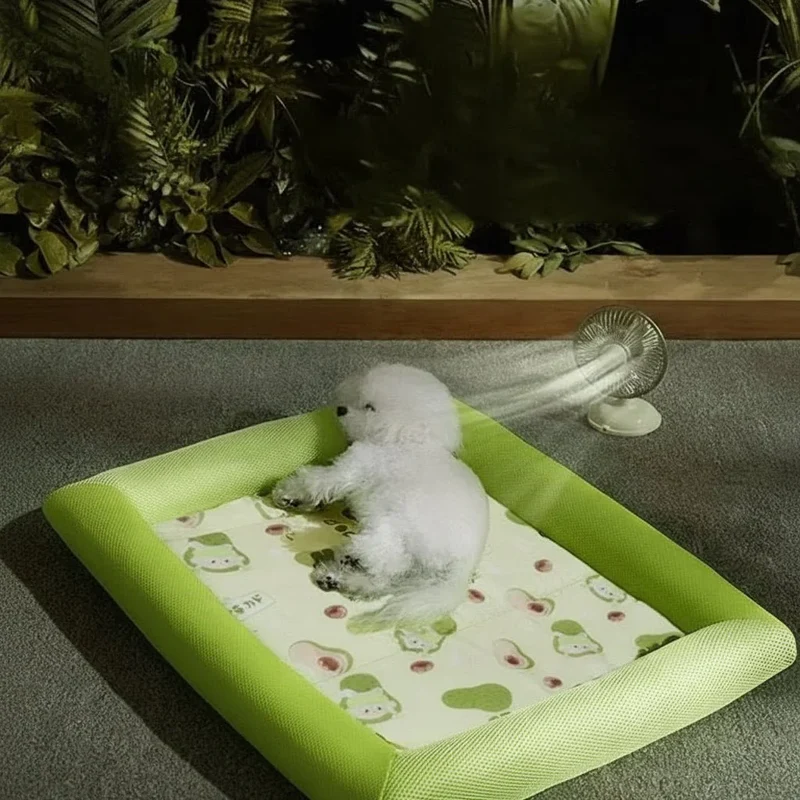 Hondenbed voor Honden en Katten – Zachte Ligplek met Verkoelend Oppervlak en Antislip Basis