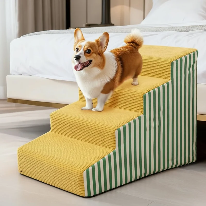 Hondentrap van Schuim – Zachte Huisdierentrap met Antislip Grip voor Bank en Bed