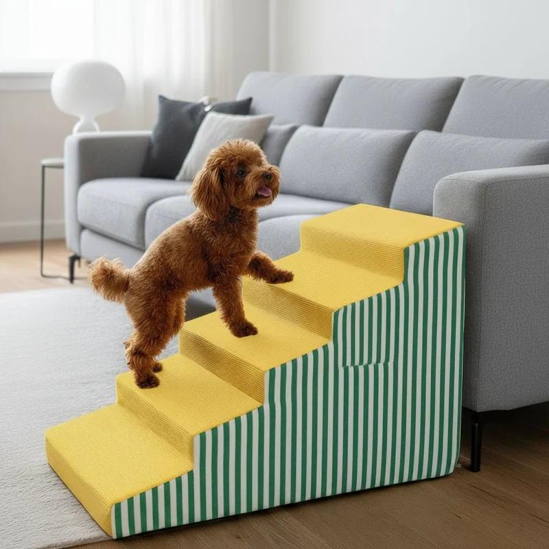 Hondentrap van Schuim – Zachte Huisdierentrap met Antislip Grip voor Bank en Bed