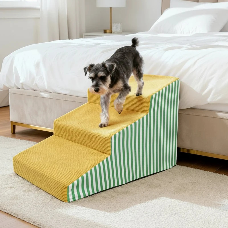 Hondentrap van Schuim – Zachte Huisdierentrap met Antislip Grip voor Bank en Bed