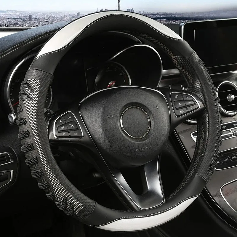 Autostuurhoes met Antislip Grip – Ergonomisch Design van Kunstleer voor Extra Stuurcomfort
