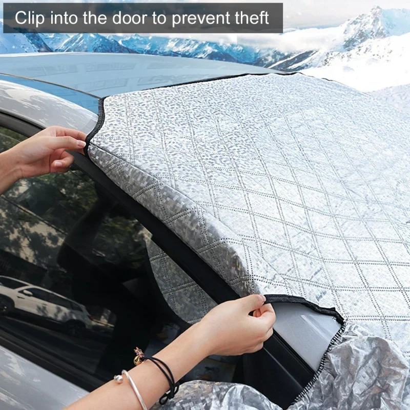 Magnetische Voorruit Beschermhoes – Auto Voorruit Cover tegen Vorst, Zon en Sneeuw