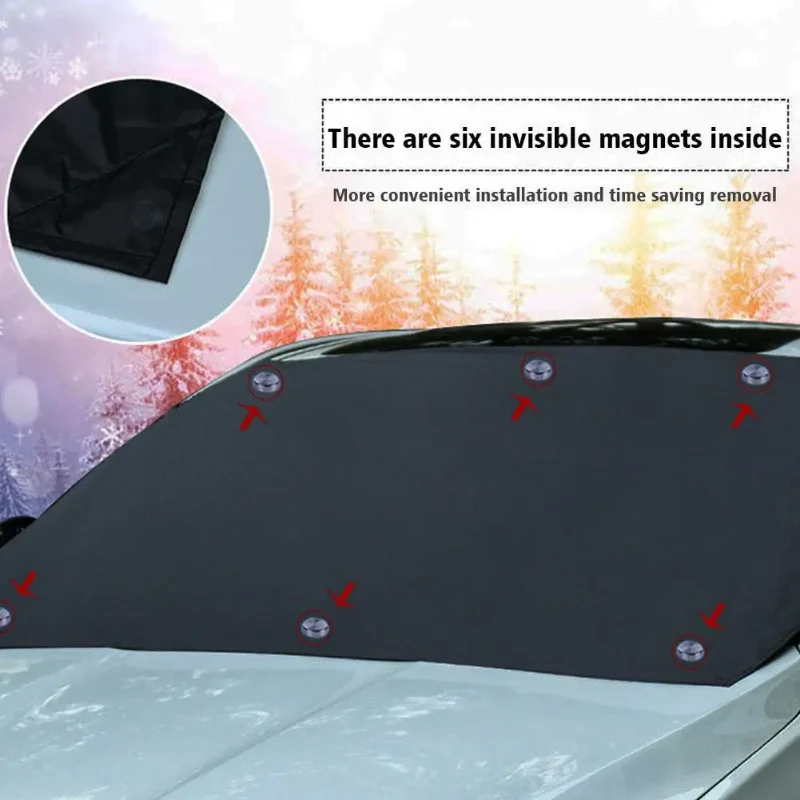 Magnetische Voorruit Beschermhoes – Auto Voorruit Cover tegen Vorst, Zon en Sneeuw
