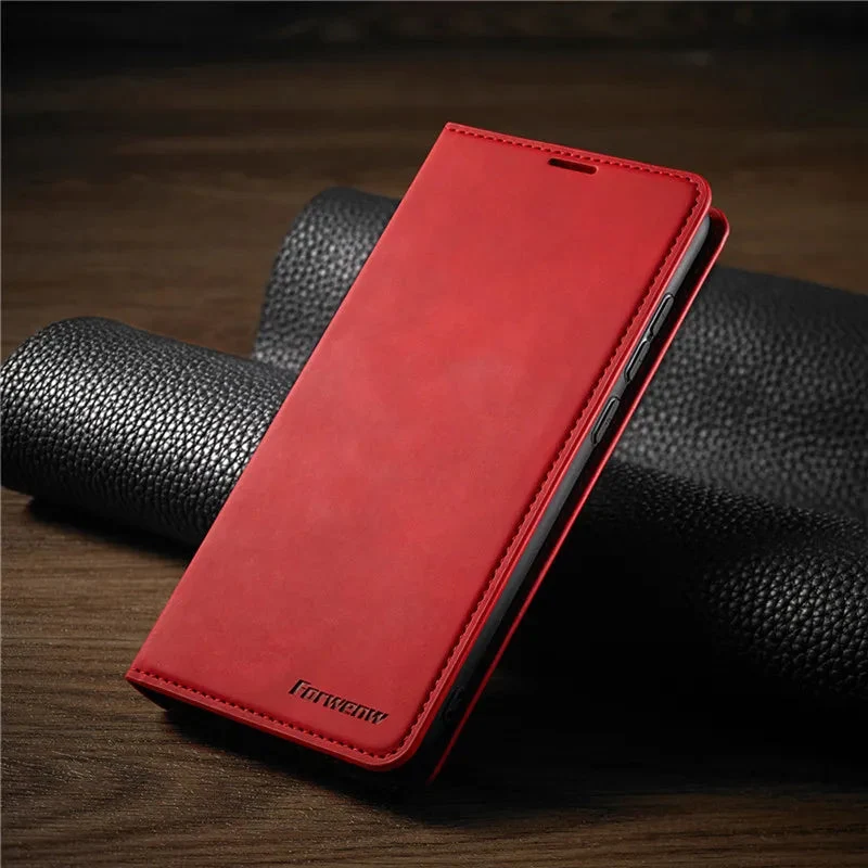 iPhone Wallet Hoesje – Magnetische Flip Case met Pasjeshouder en Standfunctie