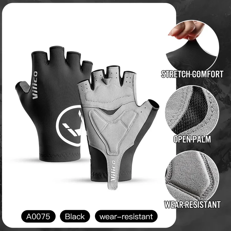 Halfvinger Fietshandschoenen – Antislip Grip & Ademend Comfort voor MTB en Racefiets