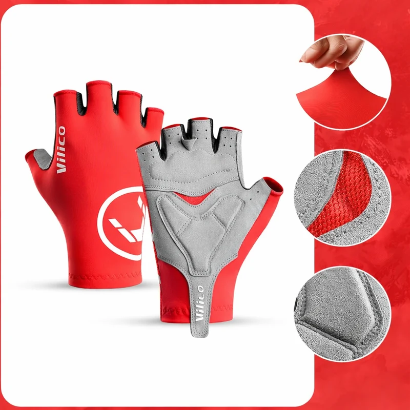 Halfvinger Fietshandschoenen – Antislip Grip & Ademend Comfort voor MTB en Racefiets