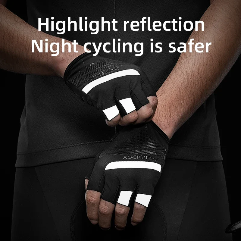 Halfvinger Fietshandschoenen – Ademend Design met Schokabsorberende Grip