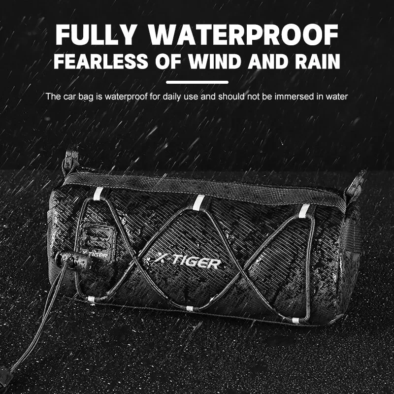 Multifunctionele Fietstas – Waterdicht 600D Nylon & Ruime Opbergruimte