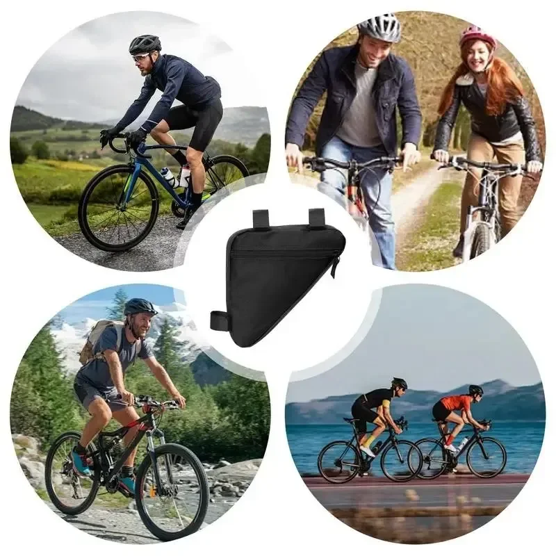 Fiets Frame Tas Driehoek – Waterdichte Opbergtas met Reflecterende Details