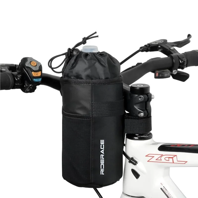 Geïsoleerde Fietsstuurtas – Bidonhouder, Nylon Materiaal & Klittenband Bevestiging