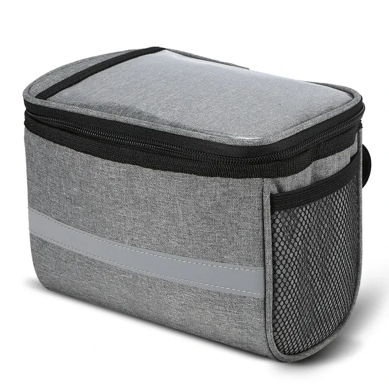 Geïsoleerde Fietsstuurtas – 600D Polyester, Reflecterende Strip & PVC Venster