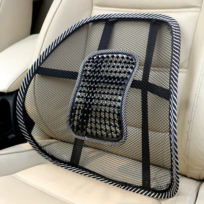 Ergonomisch Rugkussen Auto – Ademend Mesh, Lendensteun & Flexibele Pasvorm