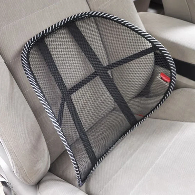 Ergonomisch Rugkussen Auto – Ademend Mesh, Lendensteun & Flexibele Pasvorm