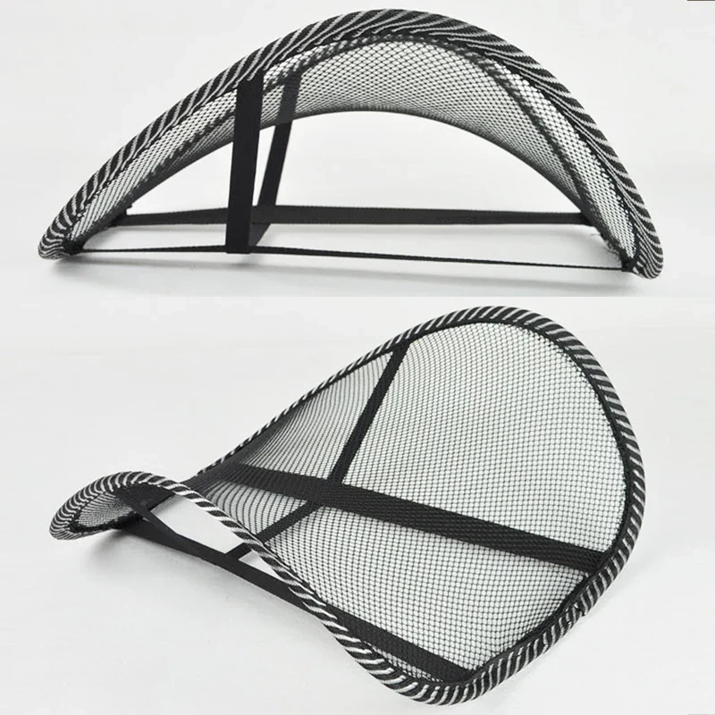 Ergonomisch Rugkussen Auto – Ademend Mesh, Lendensteun & Flexibele Pasvorm