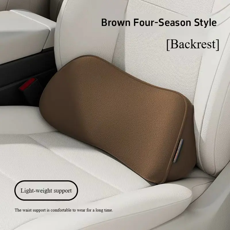 Autostoelkussen met Lendensteun – Traagschuim, Antislip & Comfort voor Lange Ritten