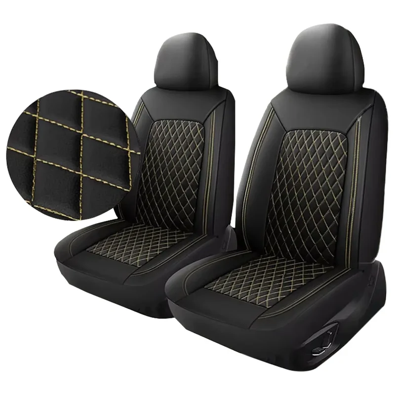 Autostoelhoezen Set 9-Delig – Gewatteerd PU-Leer Universeel