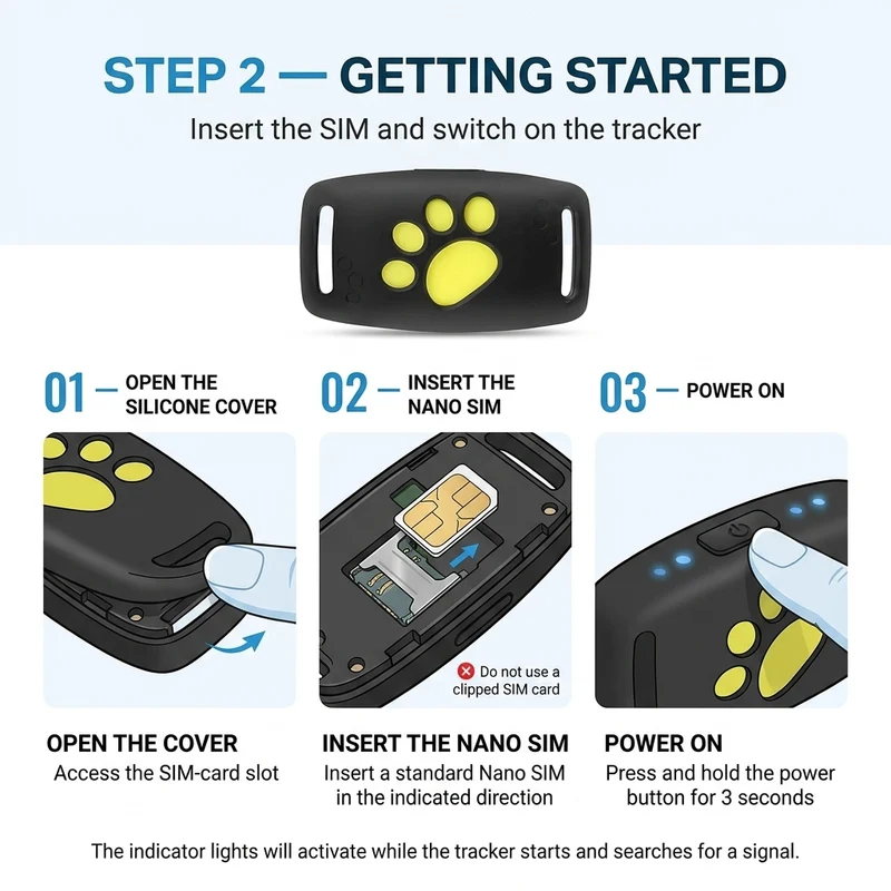 GPS-tracker voor honden en katten – Real-time locatie, lichtgewicht & lange batterijduur