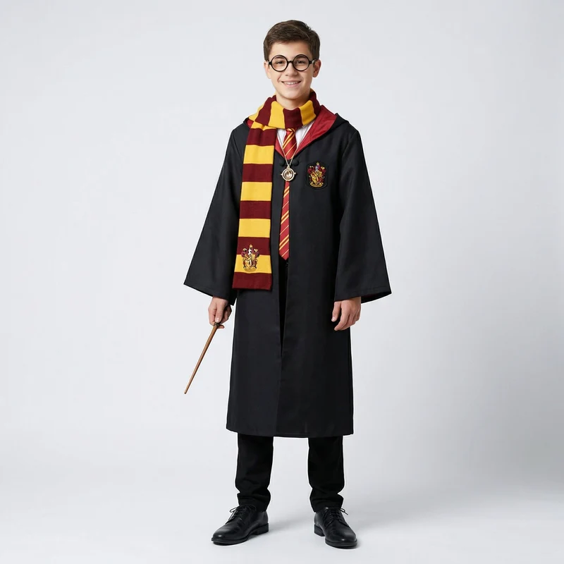 Hogwarts Tovenaarsmantel – Verkleedkostuum voor Cosplay & Themafeesten