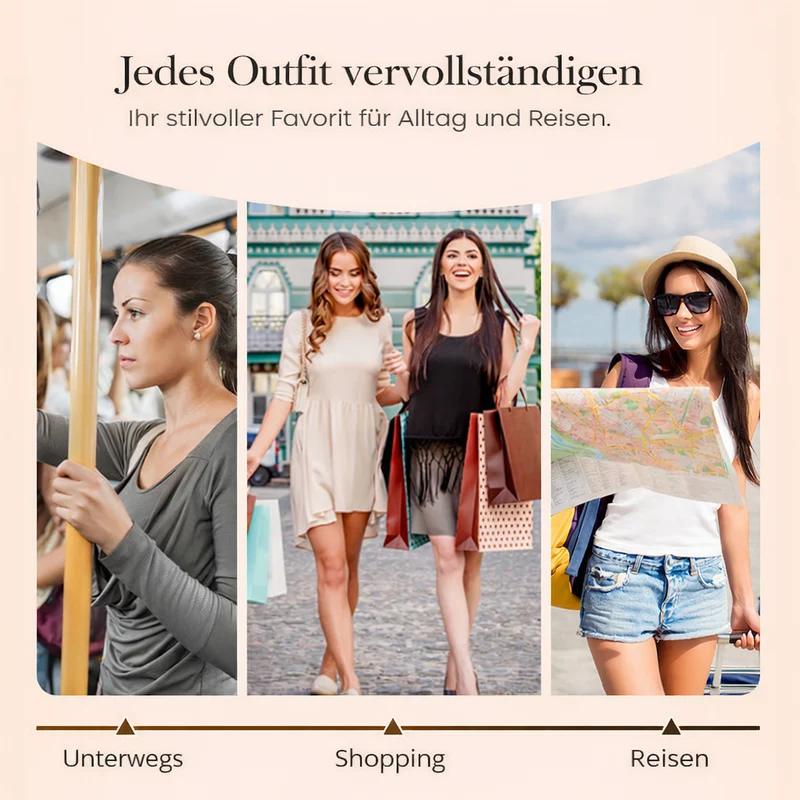 RFID-blokkerende tri-fold portemonnee voor dames – stijlvol, ruim & veilig ontwerp