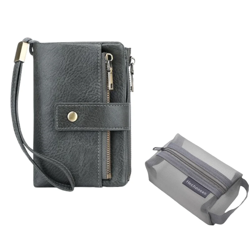 RFID-blokkerende tri-fold portemonnee voor dames – stijlvol, ruim & veilig ontwerp