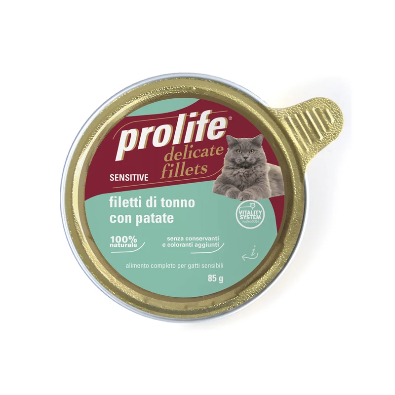 Prolife Delicate Fillets Filetti di Tonno con Patate - umido gatto 85g